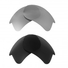 New Walleva Titanium + Black Polarized Replacement Lenses For Bolle Vigilante Sunglasses